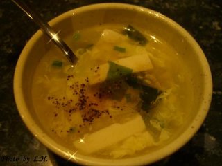 套餐隨附的熱湯