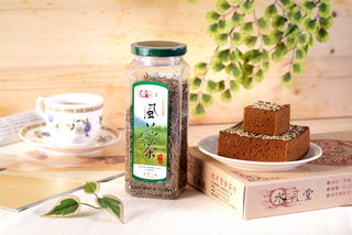 一杯風茹茶、幾塊黑糖糕，適合做為下午茶(照片提供：水月堂)