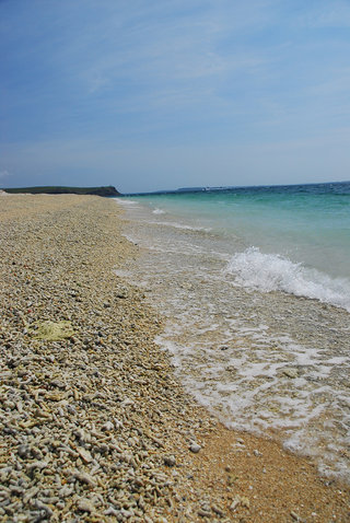 澎澎灘的海岸線