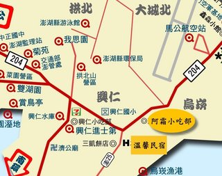 溫馨民宿位置圖