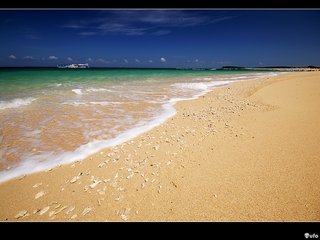 吉貝海上樂園美麗的沙灘與海景