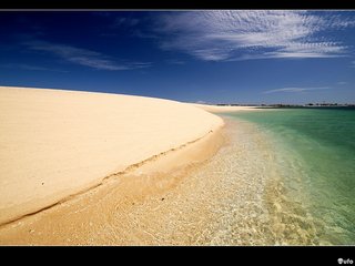 吉貝海上樂園美麗的沙灘與海景