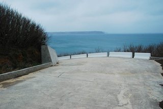 從這個陡坡望出去的海景真是漂亮