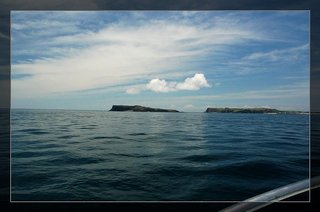 左邊是鋤頭嶼,右邊是東吉島