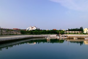 這個角度的跨海大橋是從通樑漁港拍攝的，一般網站上頭很少看到