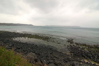 燭台眺望內垵遊憩區的海景