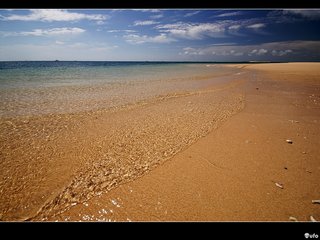 吉貝海上樂園美麗的沙灘與海景