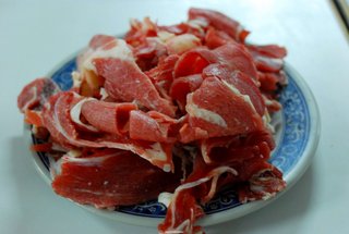 每盤50元的牛肉