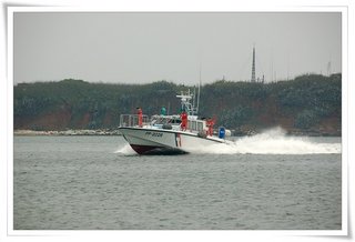 剛好碰上海巡們要回港