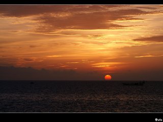 吉貝海上樂園美麗的沙灘與海景