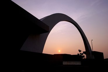 美麗的西嶼落霞其實在跨海大橋橋頭這處往西嶼那個方向望去也別有風味