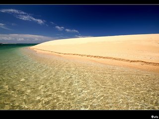 吉貝海上樂園美麗的沙灘與海景