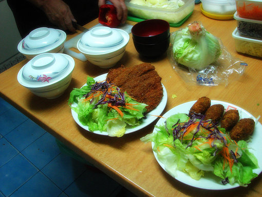「勝利飯」及「蚵仔飯」的”半成品”