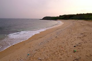 龍門後灣夕陽